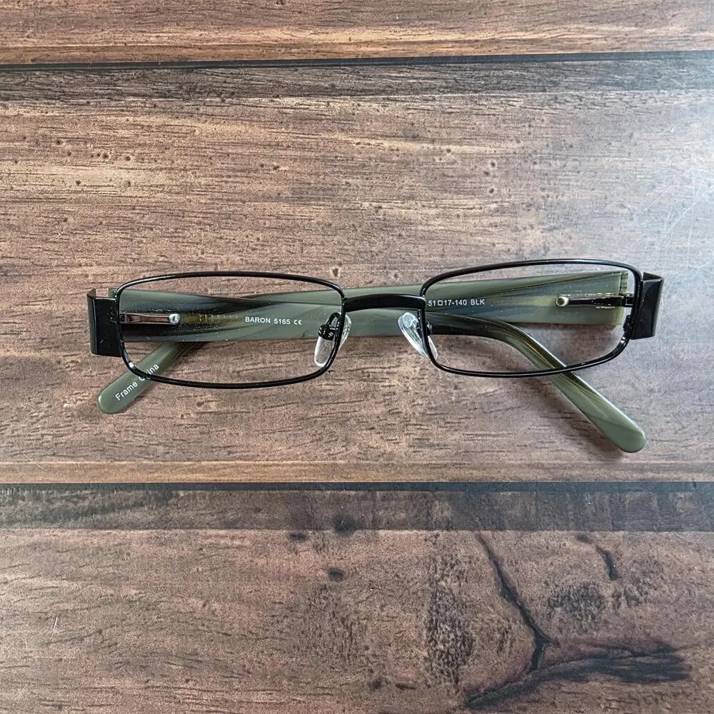 Baron 5165 Black Glasses‎ Frame 51-17-140 Size FRAMES ONLY